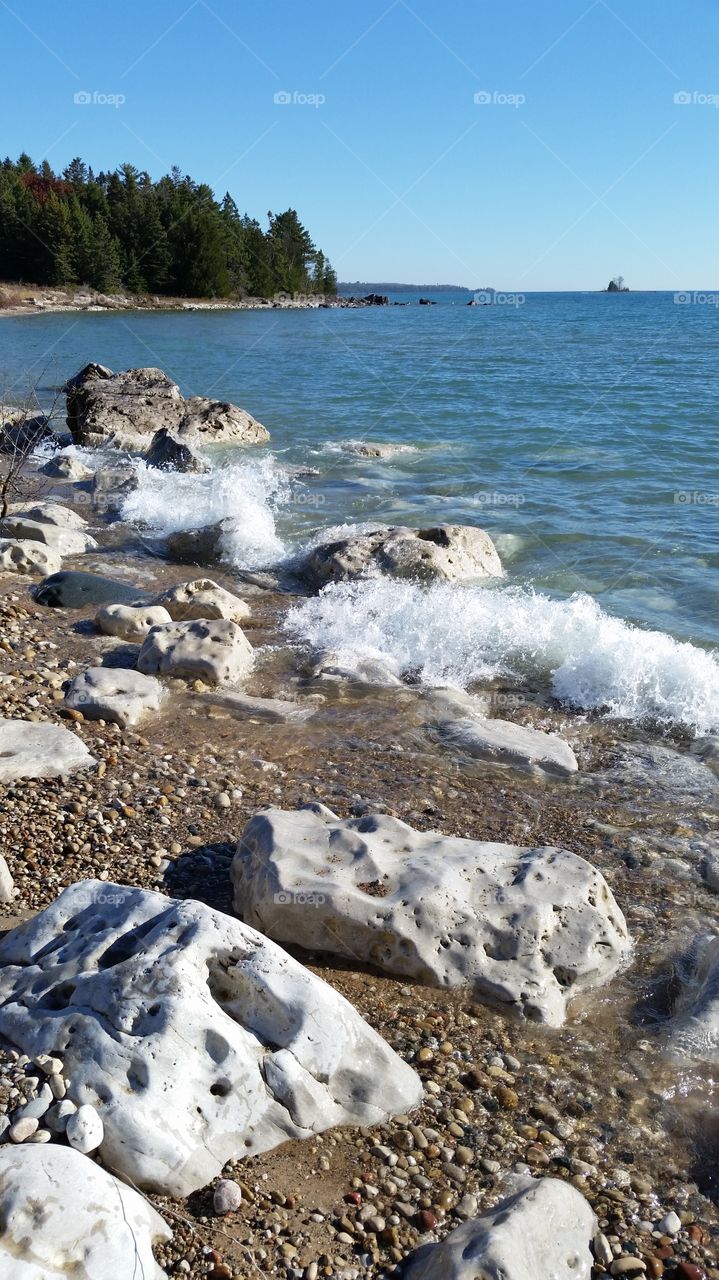 Shore of Lake Huron