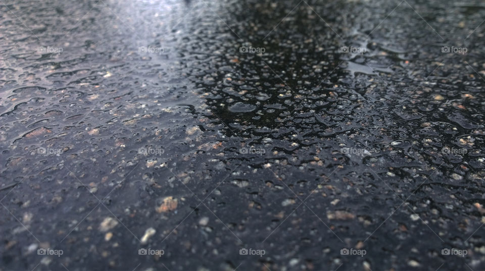 wet asphalt