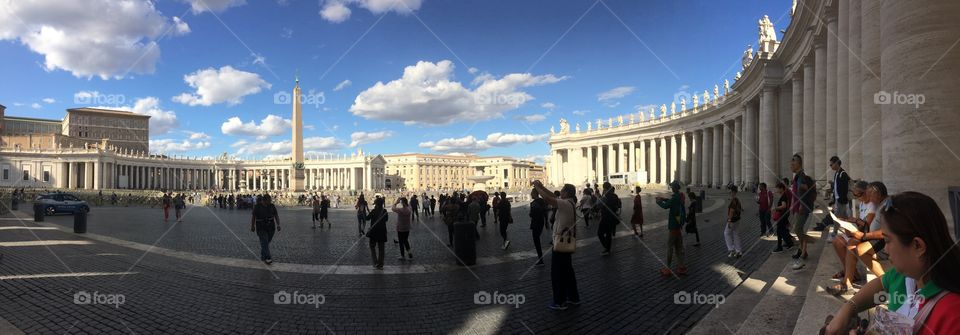 Saint Peter's Square at Vatican 