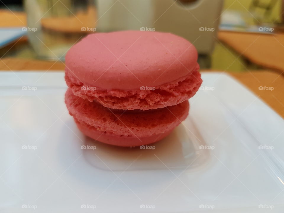 Pink macarron