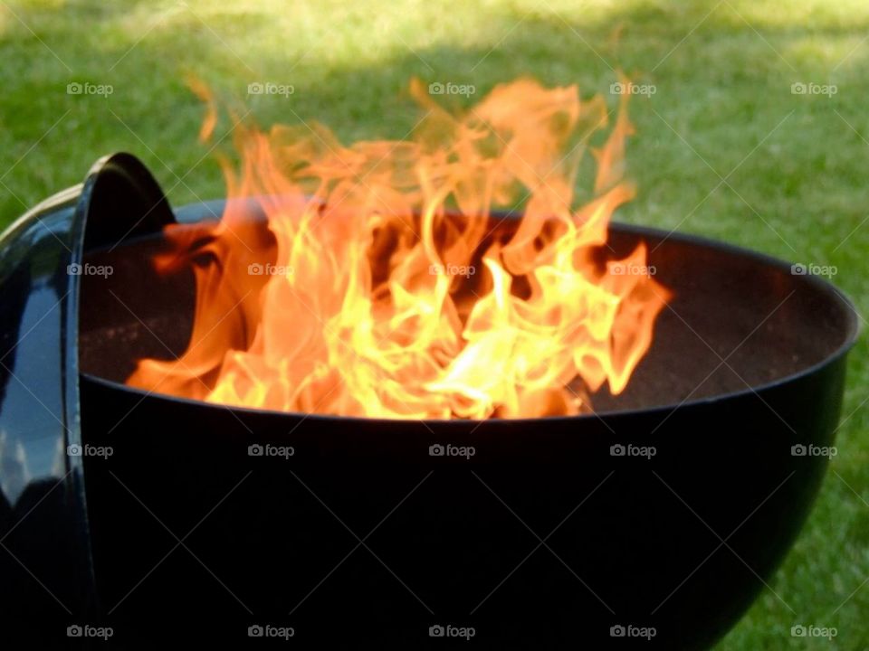 Grill Fire