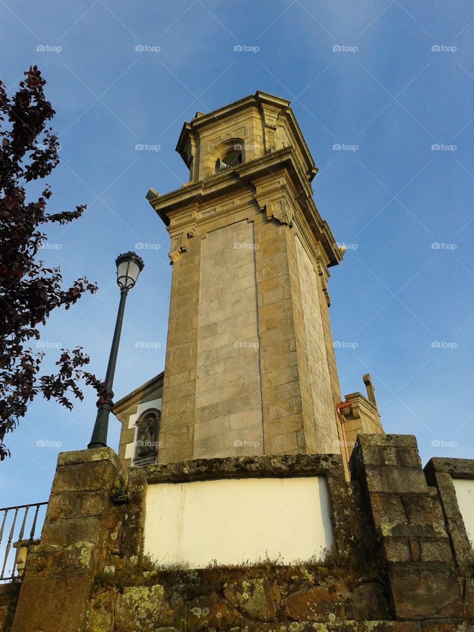 Old tower of "La Guia" in Vigo