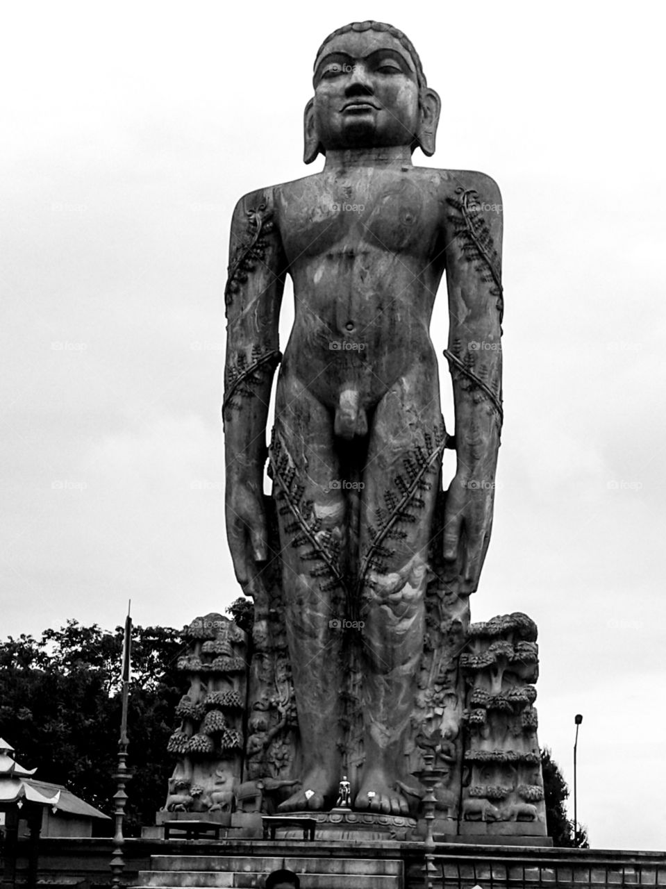 Statue of Bahubali, Karnataka,India.