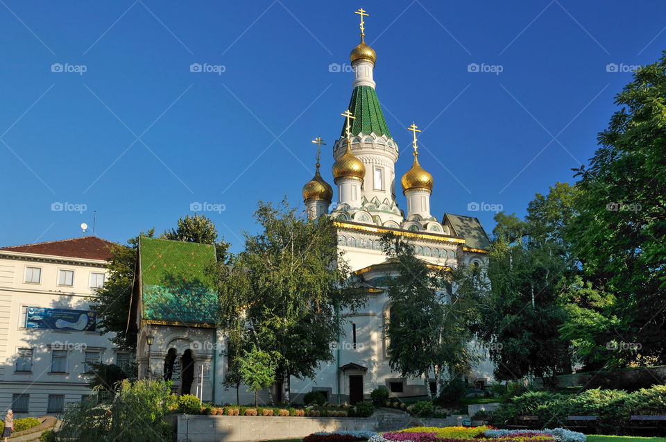 Temple Sveti Nikolay Mirilikiiski,  Sofia Bulgaria.