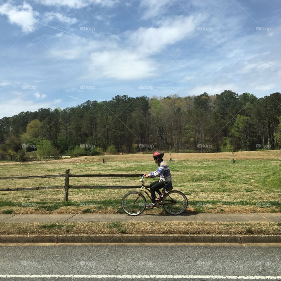 I want to ride my bicycle.