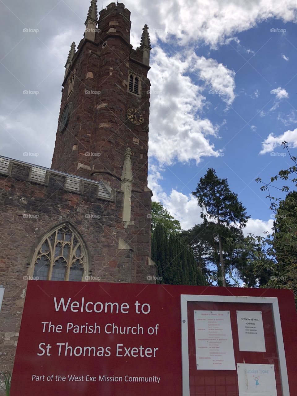 The Parish Church of St Thomas close to my birthplace in Exeter, Devon