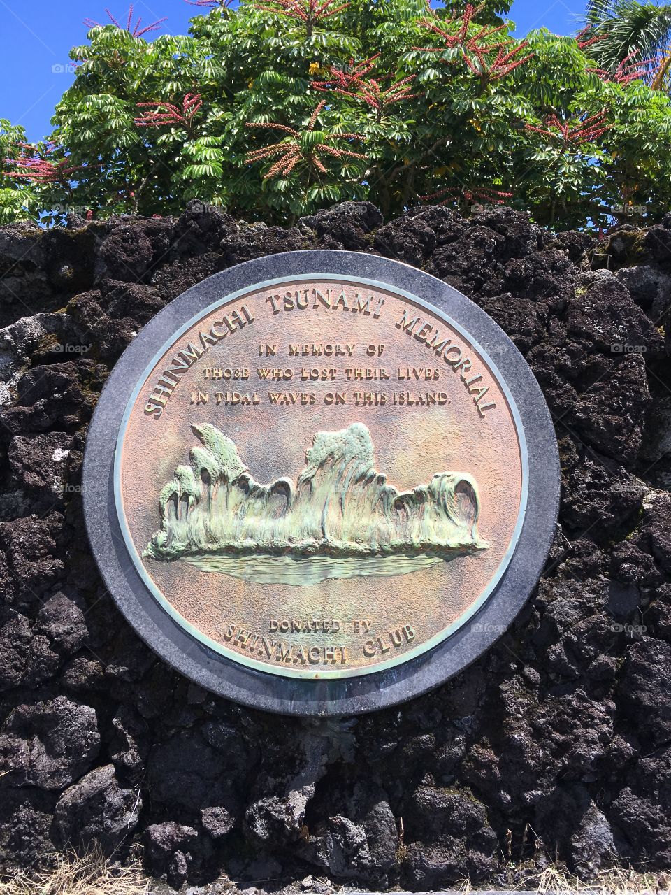 Tsunami memorial Hilo Hawaii
