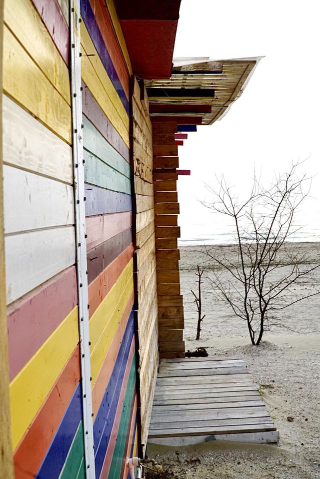 On the beach 