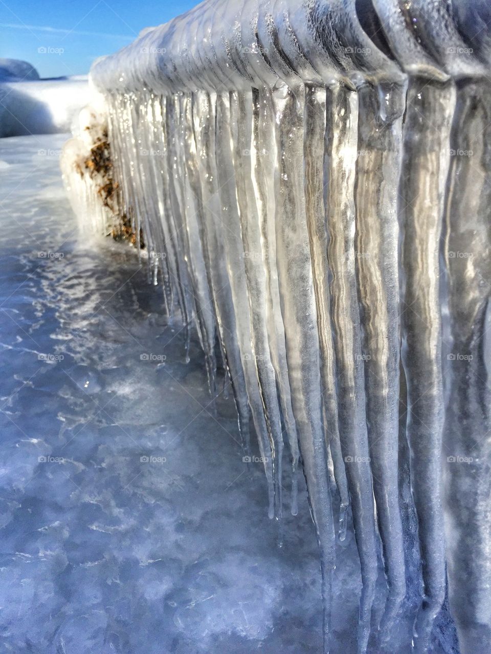 Icicles everywhere 