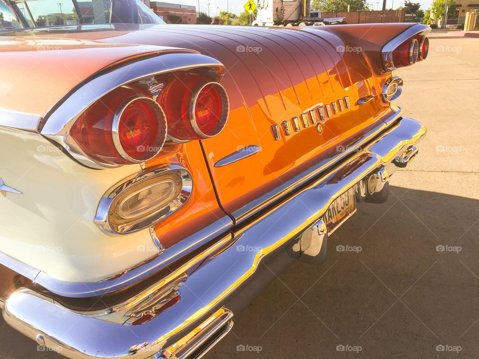 Classic Bonneville. Beautiful restored car in Winslow, AZ