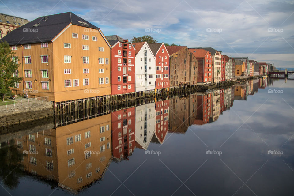 Nidelva reflections early in the morning