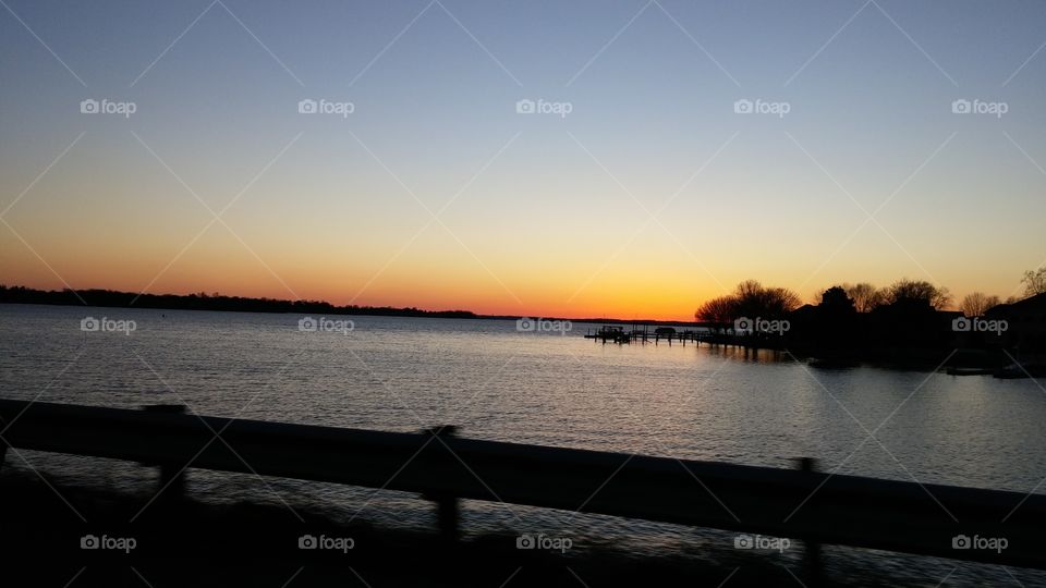 Sunset, Water, Dawn, Lake, Landscape