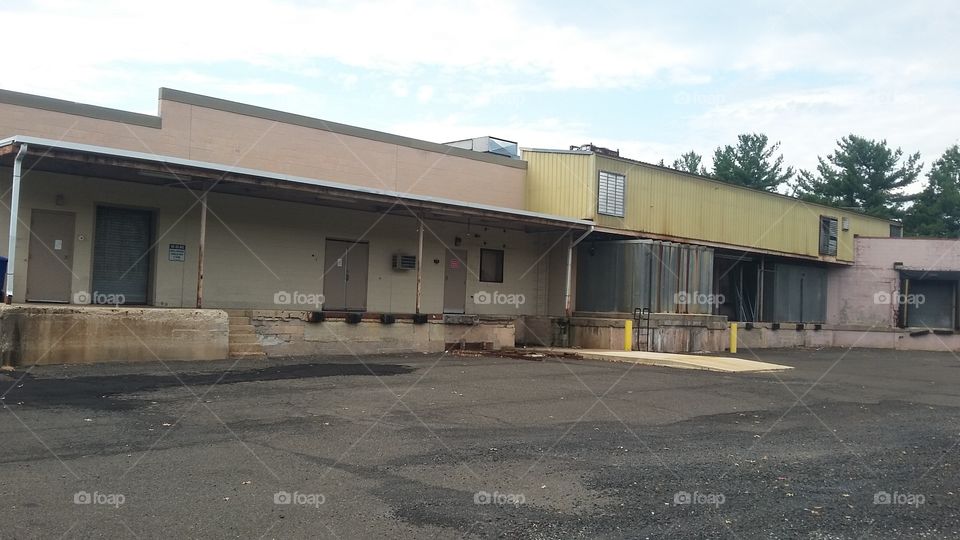 Abandoned loading dock