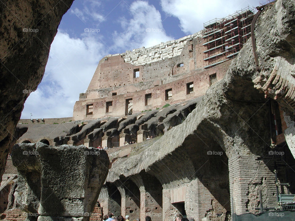 rome inside arena gladiator by snappychappie
