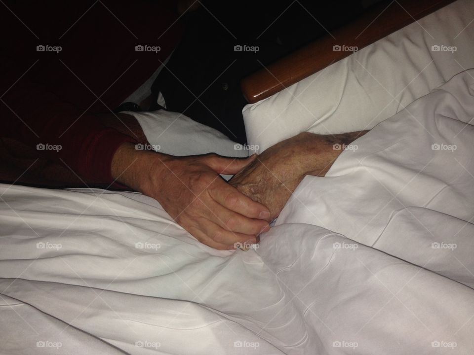 Holding Aging Hands