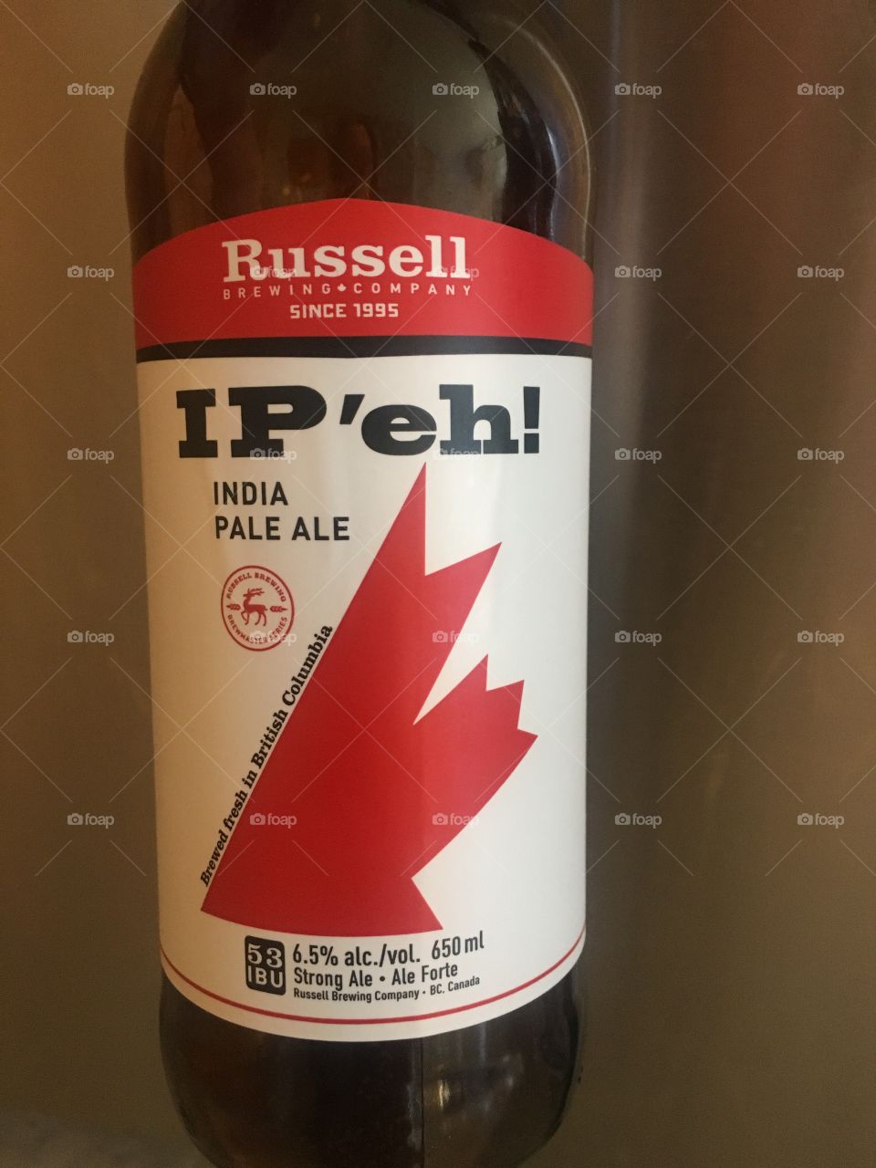 A Canadian beer made in BC