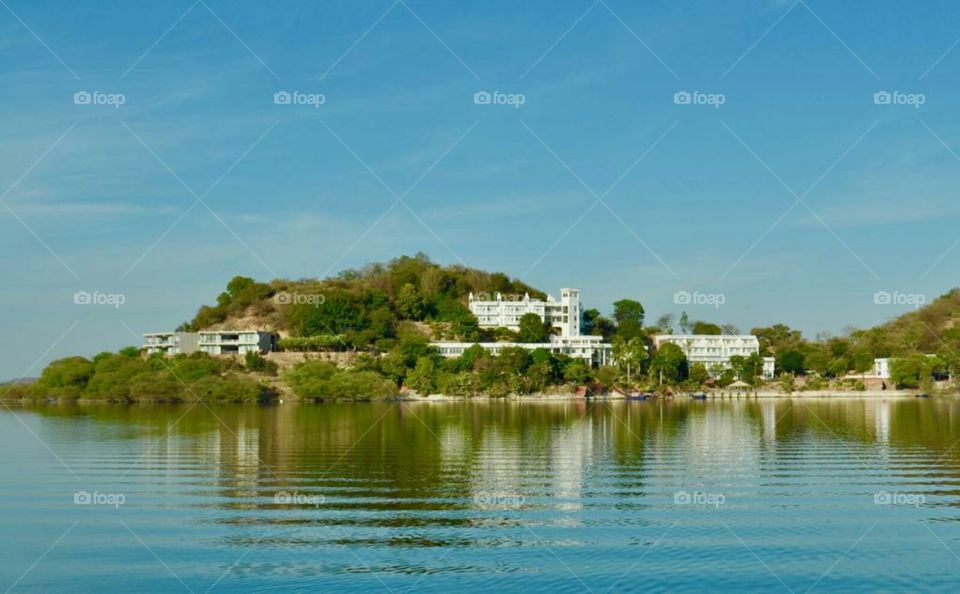 Jaisamand Island, Udaipur in the place of India