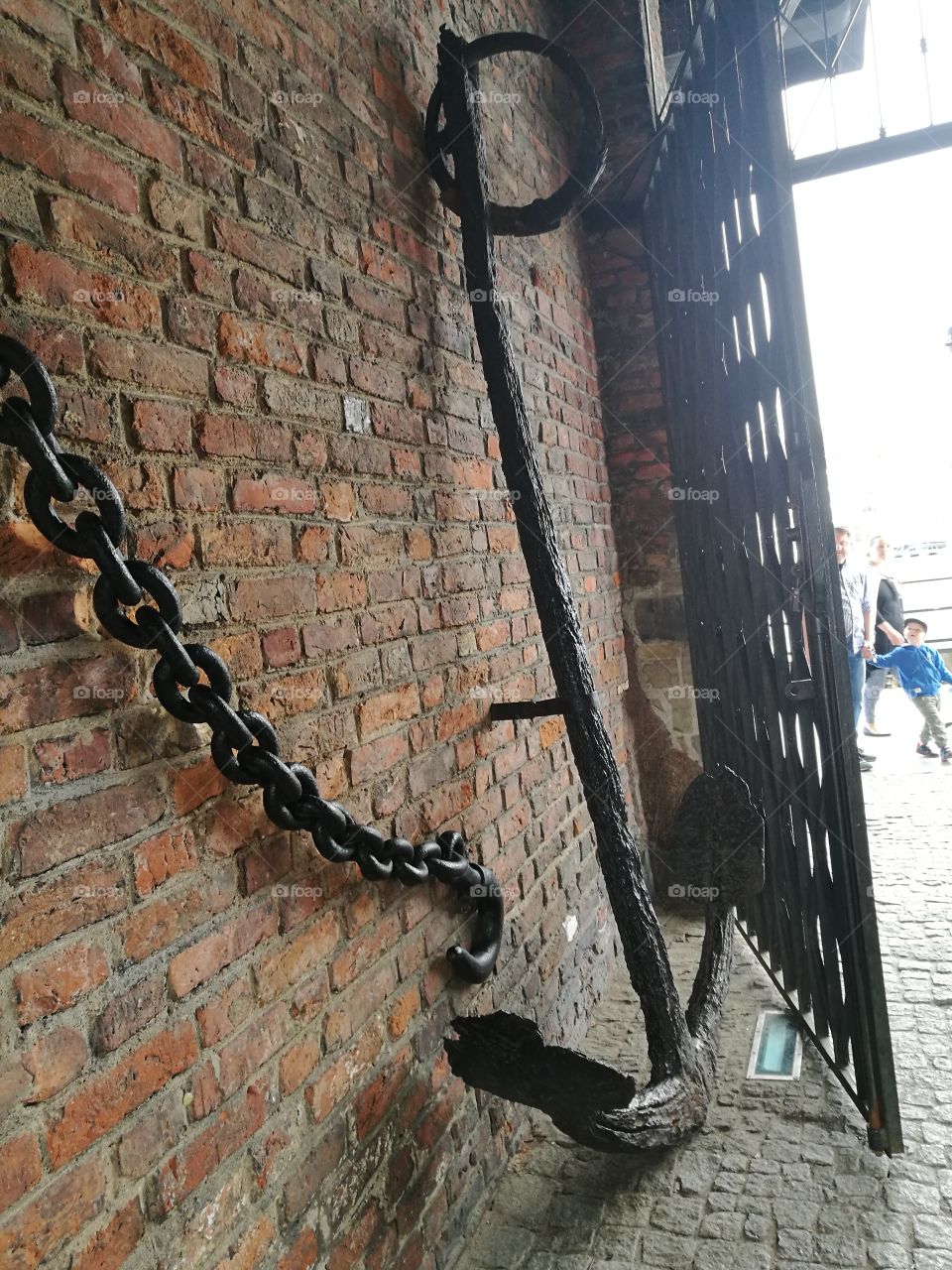 Gdańsk,old anchor