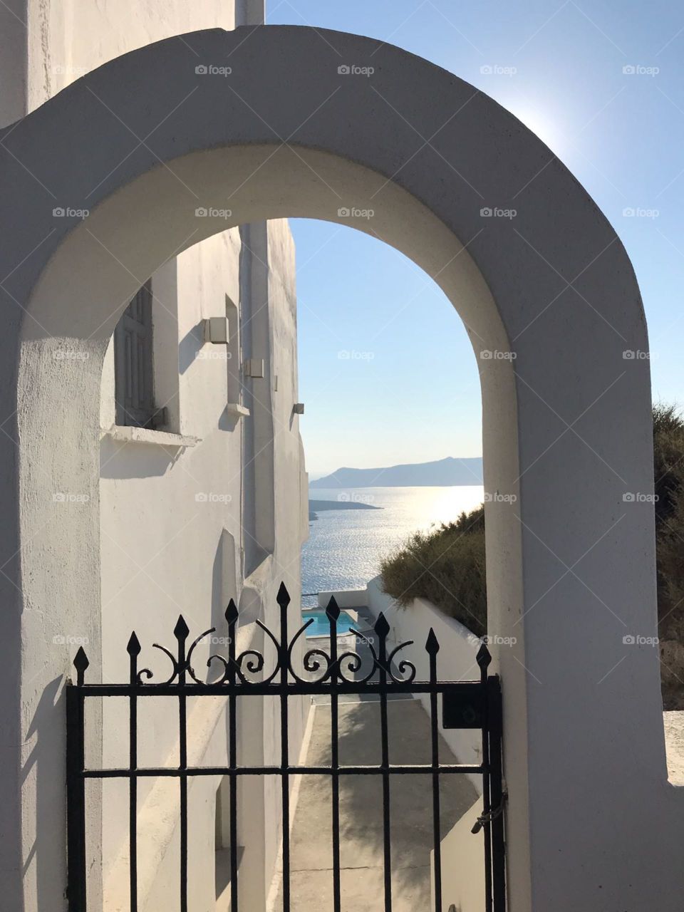 Santorini entrance 2