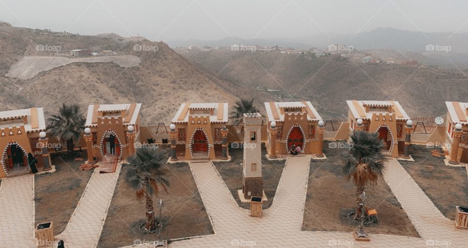 Beautiful weather, nice view in albaha city 