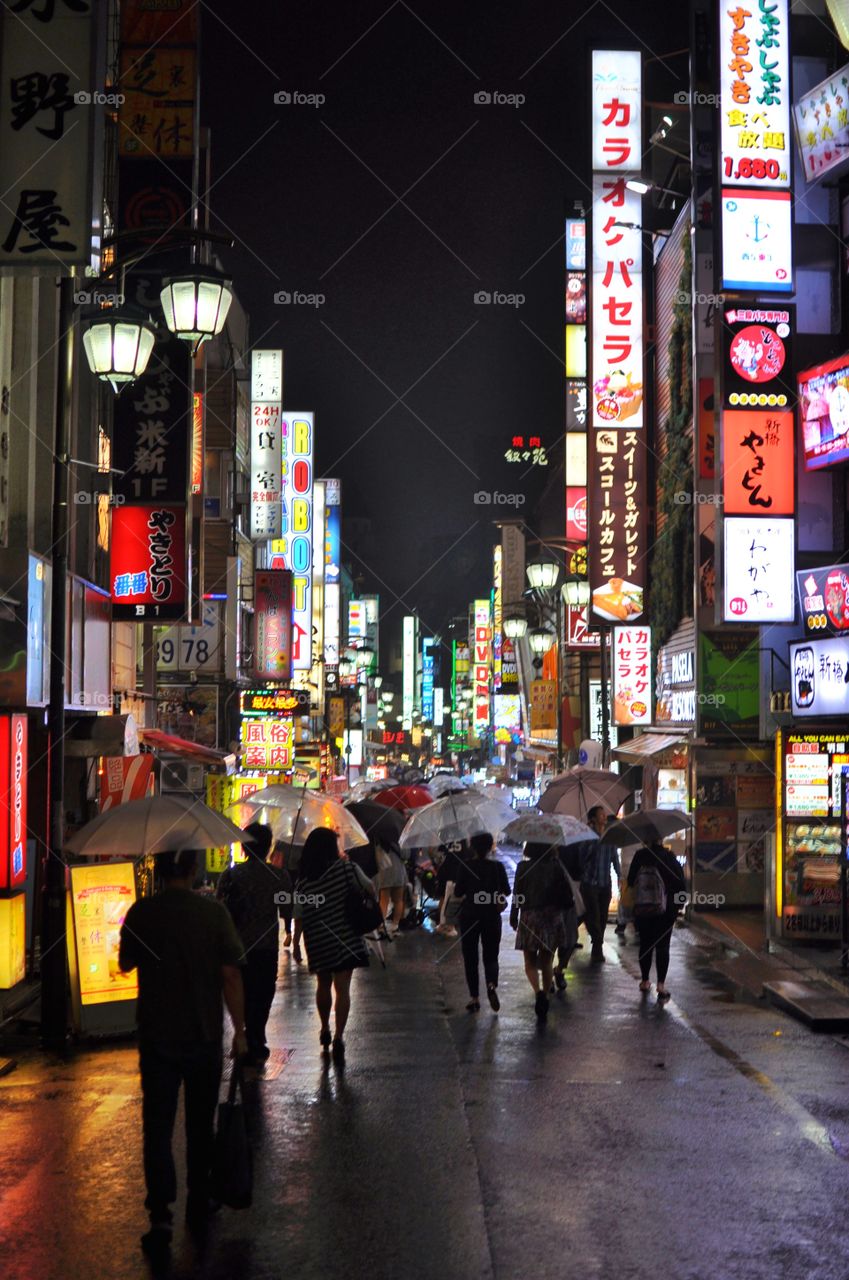 Tokyo at night