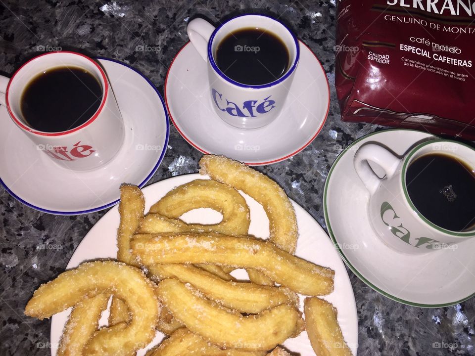 Coffee and churros 