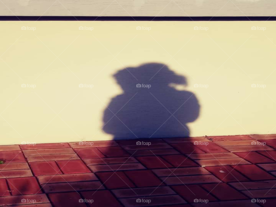 an shadow of a child and a mother who hug her daughter from the back and she's talking to her daughter about how the natures looks like for her daughter is blind.