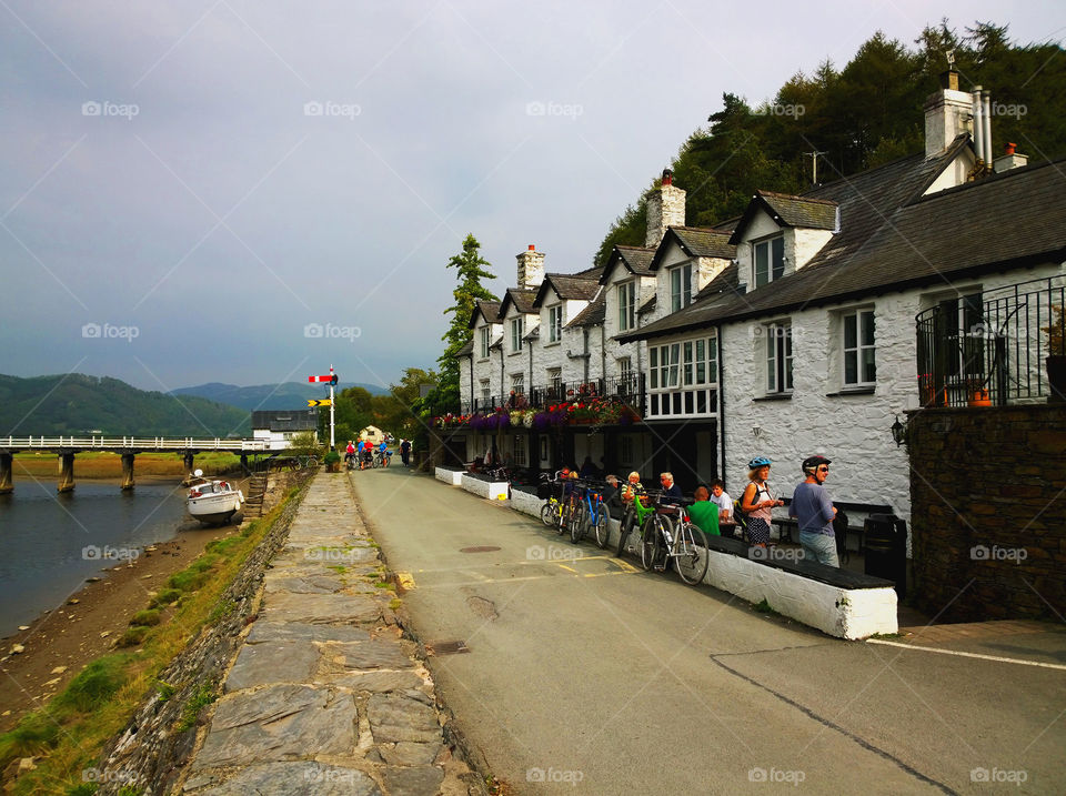 Trail. Mawddach trail Wales 