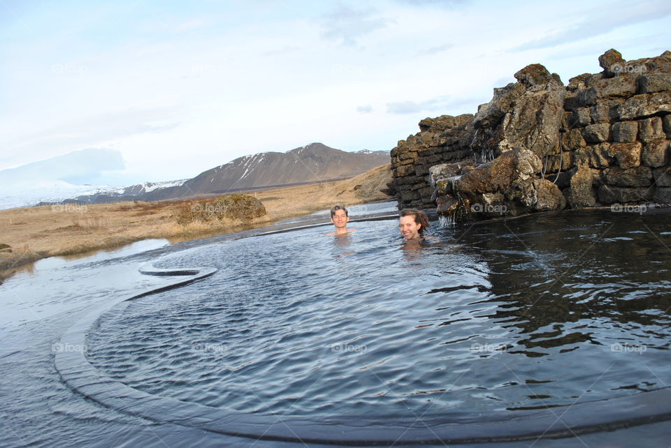 Hot spring Iceland