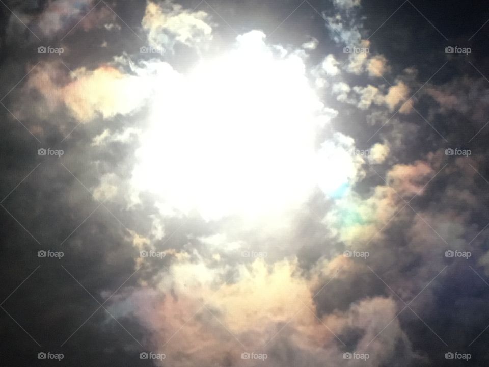 Non filtered Solar Eclipse NE