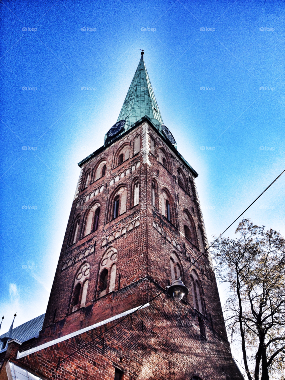 riga sky church architecture by penguincody