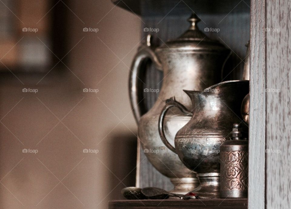 Copper cup side by side