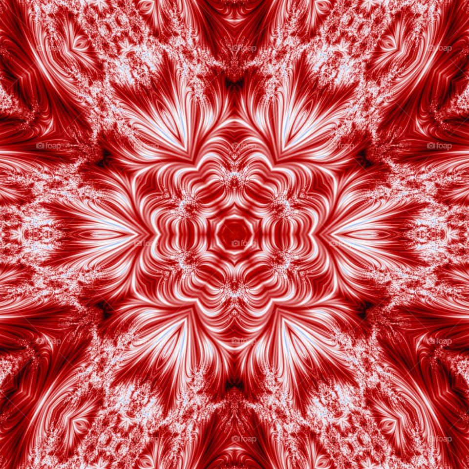 red kaleidoscope