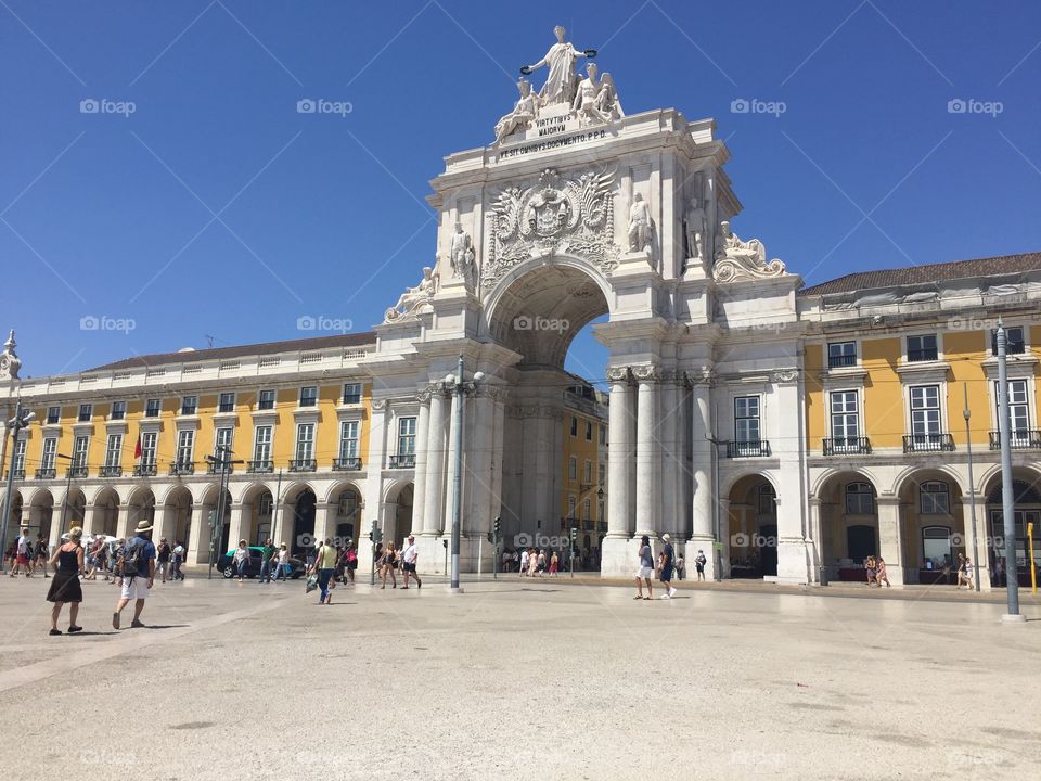 Lisbon baixa Portugal 
