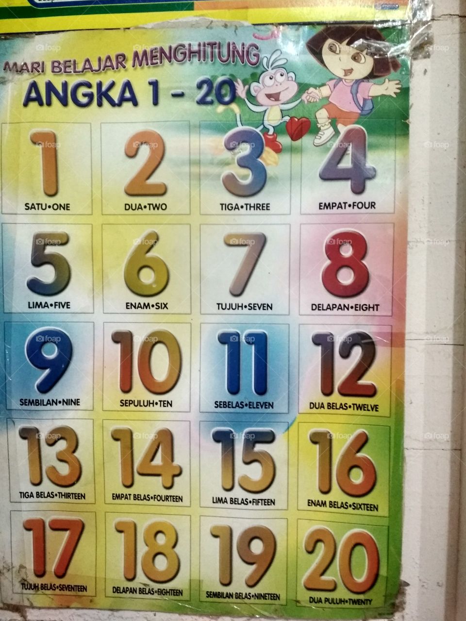 Number recognition for my little one