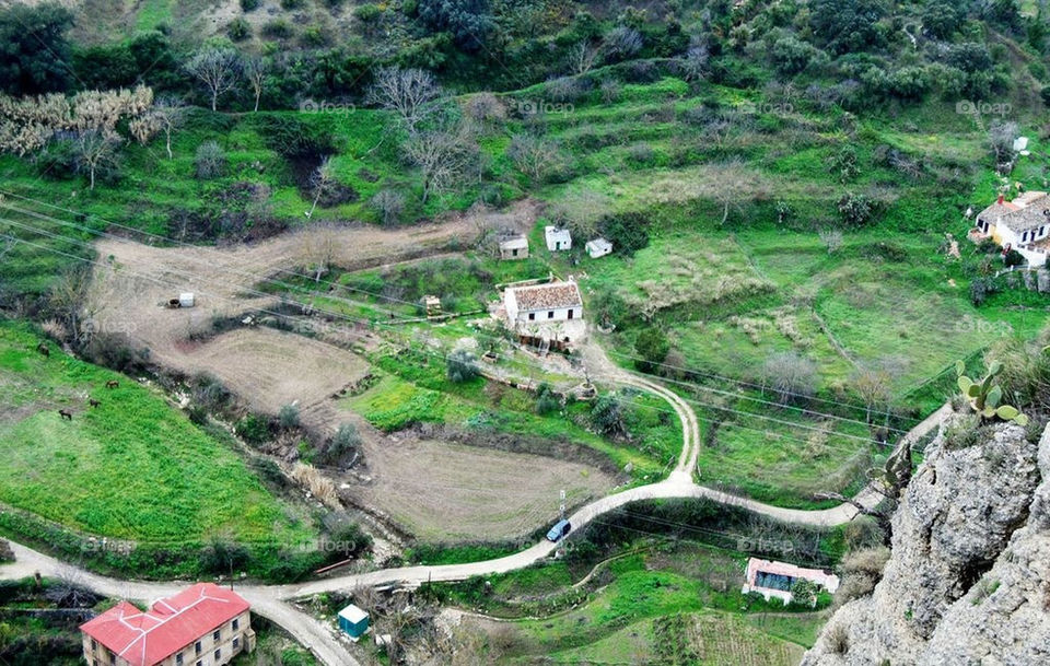 field nature mountain houses by merethe