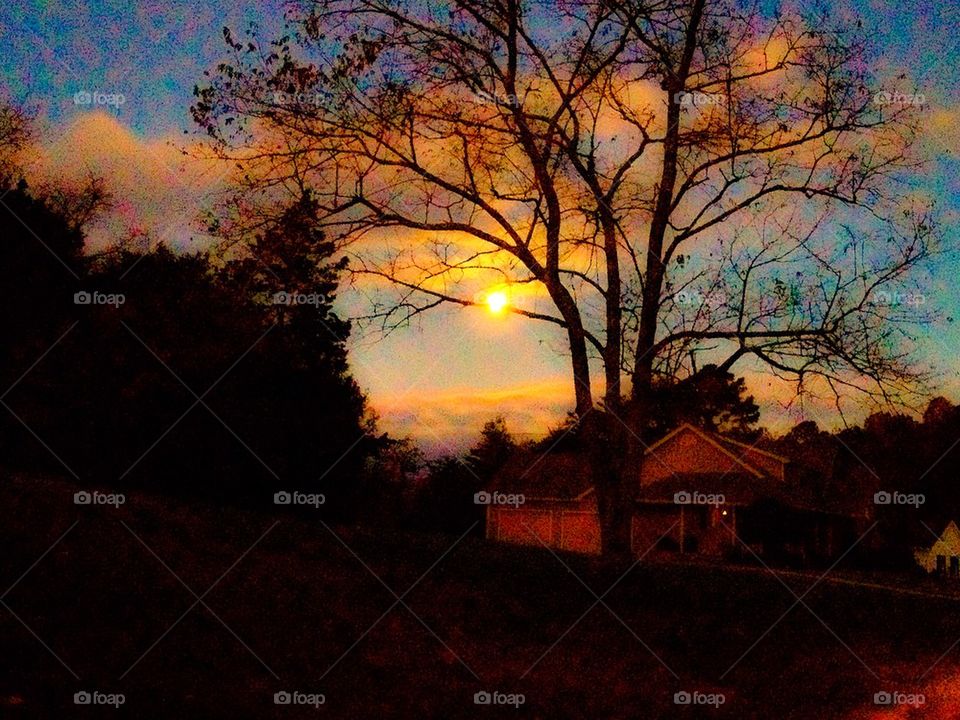 Tennessee Morning Moon