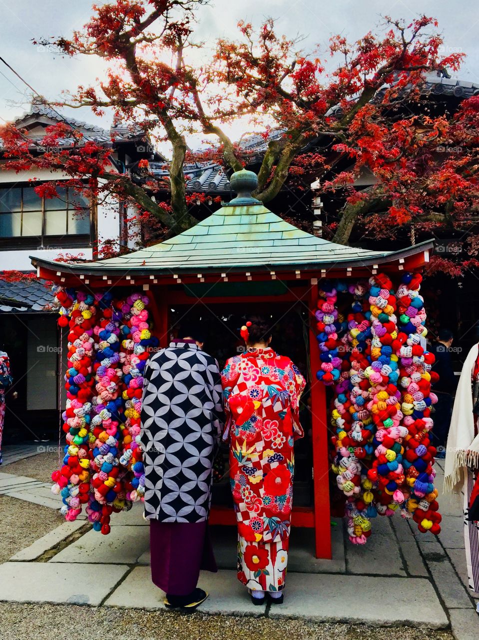 New Year's day in Kyoto