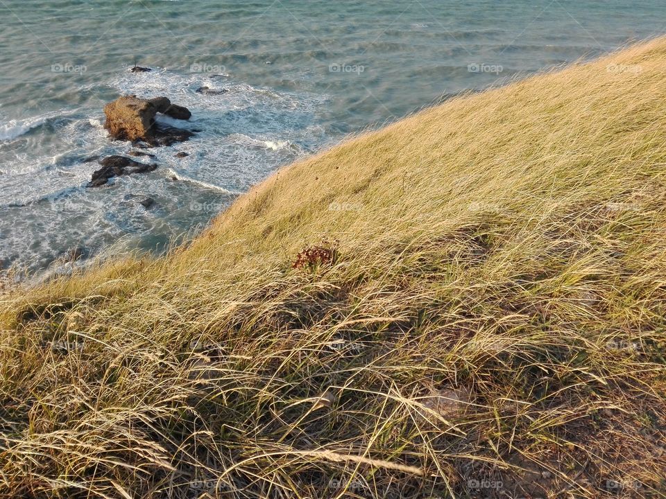 Coast of the sea in Abruzzo, Italy