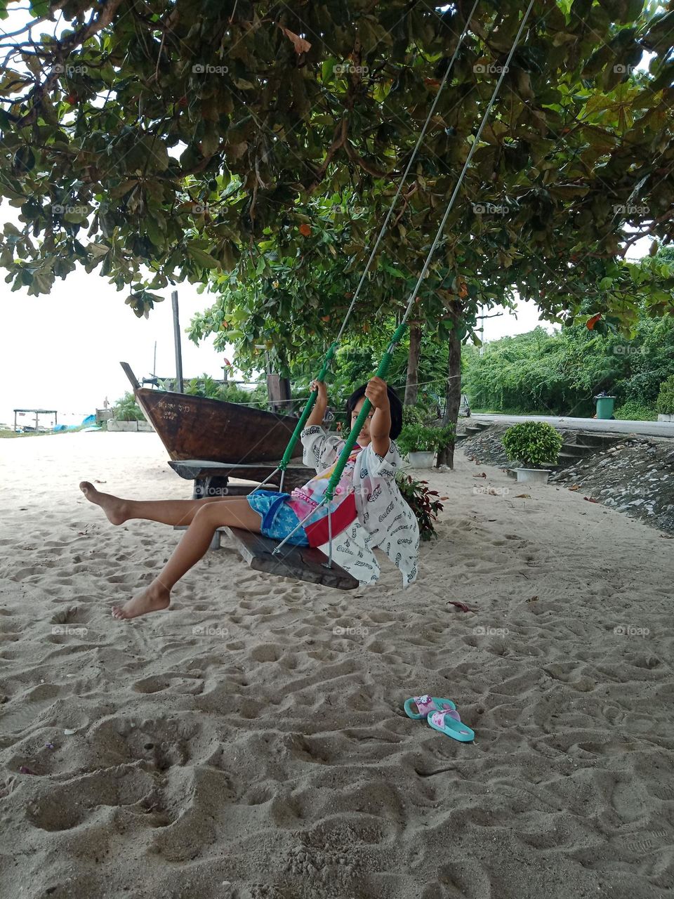 Sandy swing