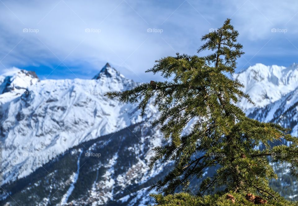 The mighty and beautiful Himalayas from Spiti, Kalpa, Himachal Pradesh, India