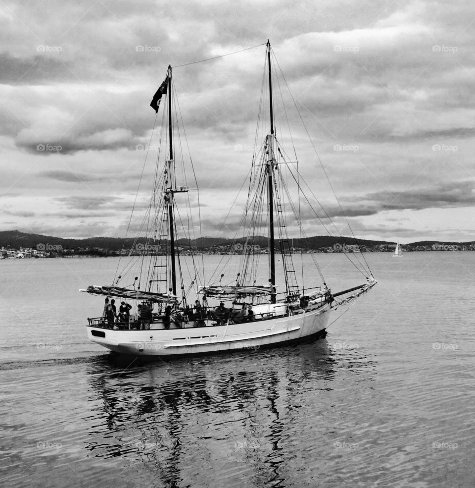 Old Sailing ship in Tasmania 
