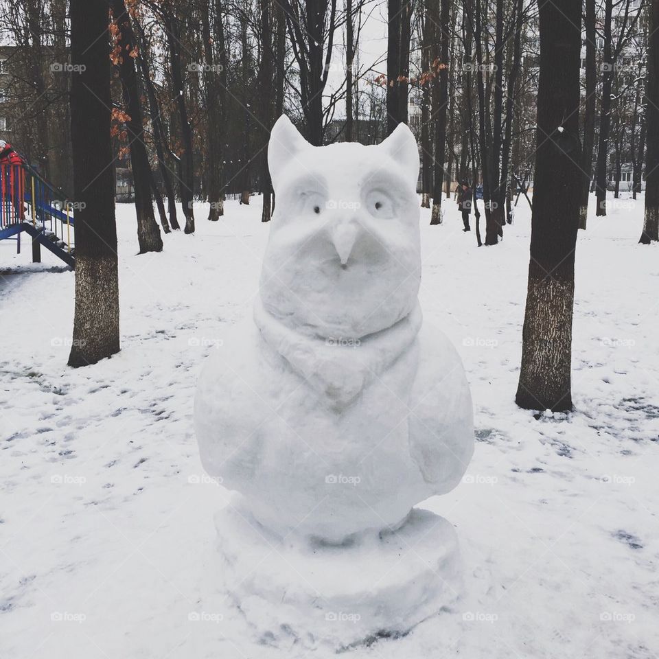 Snowman Owl