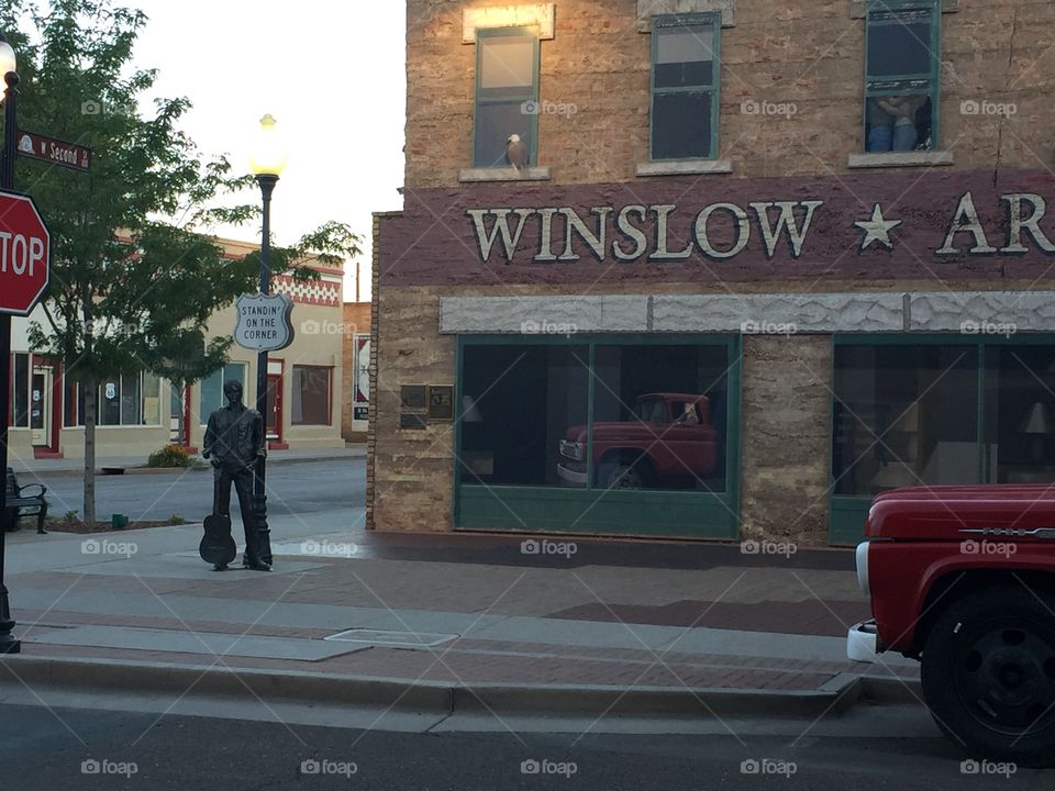 Standing on a corner...