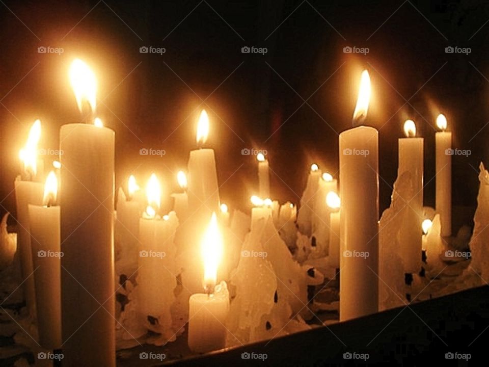 Candles in the dark