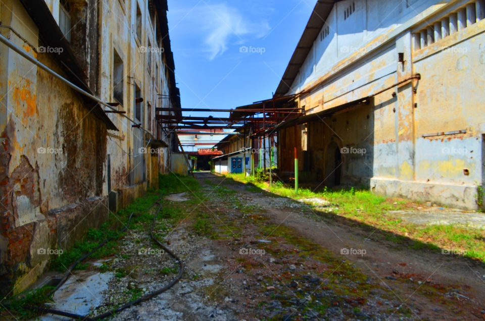 bangunan tua pabrik gula klaten