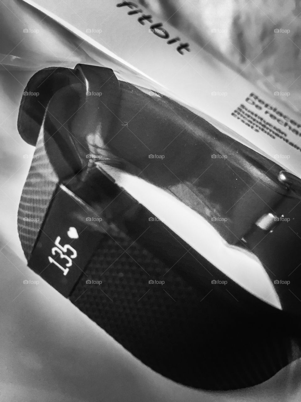 Fitbit HR Charge Black Large Replacement