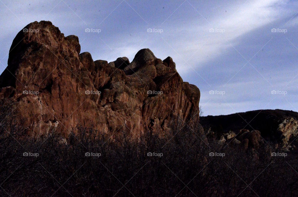 Scenic view of mountains