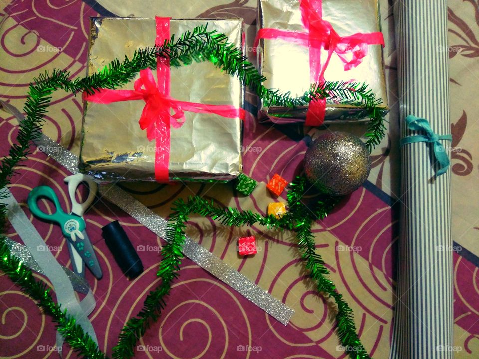 Packing Christmas Presents