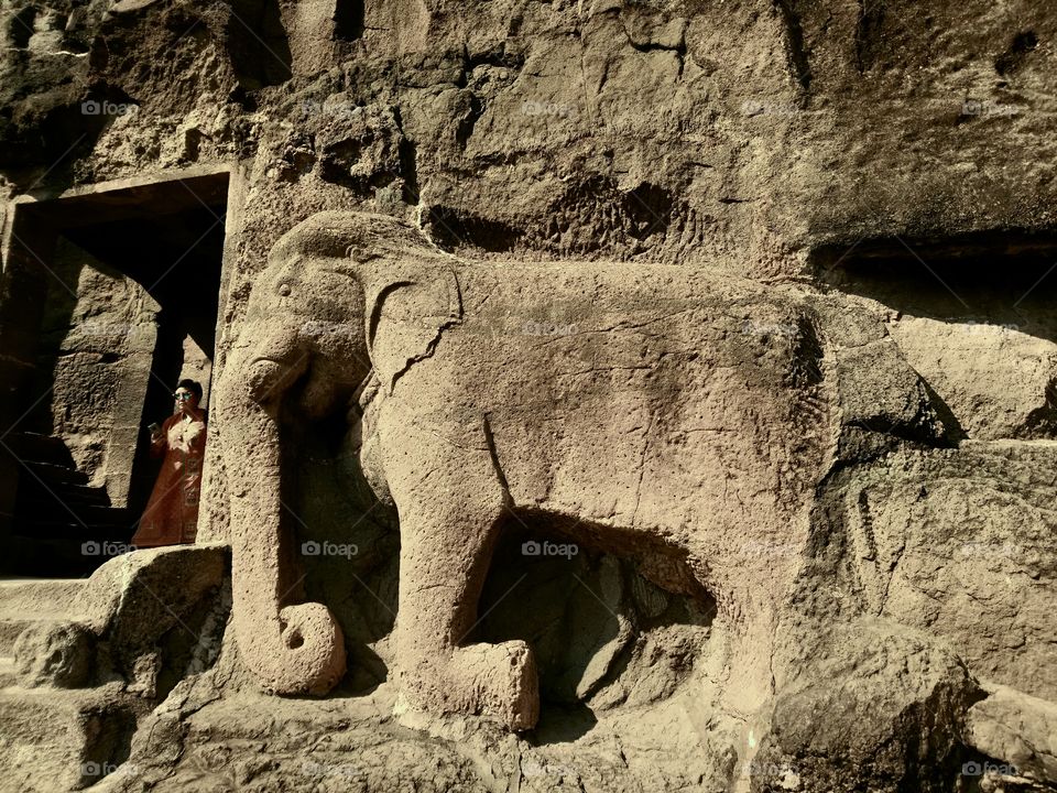 Ellora - Rock cut - Monument